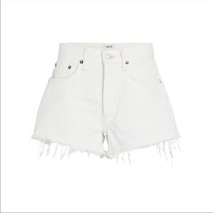 Agolde Parker Cutoff Shorts Sz 24 in Tissue